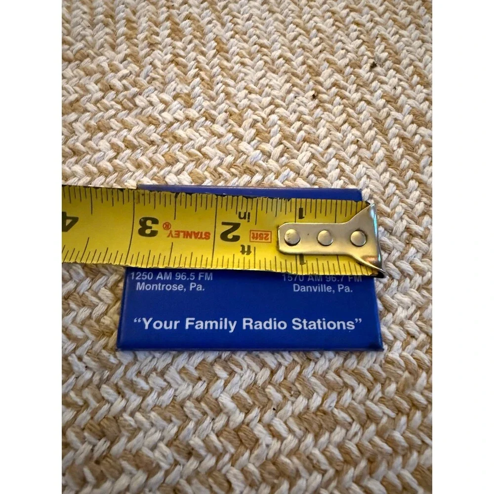 WPEL WPGM Radio Stations Vintage Promotional Mirror